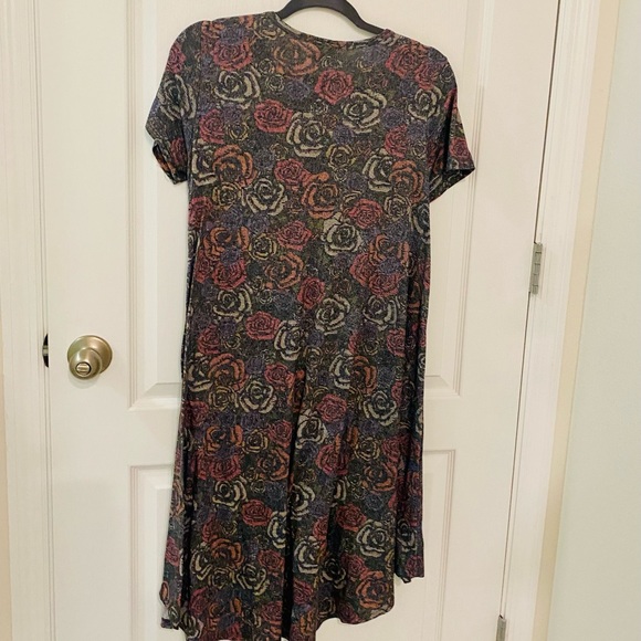 Floral Lularoe Carly Dress - Picture 3 of 5